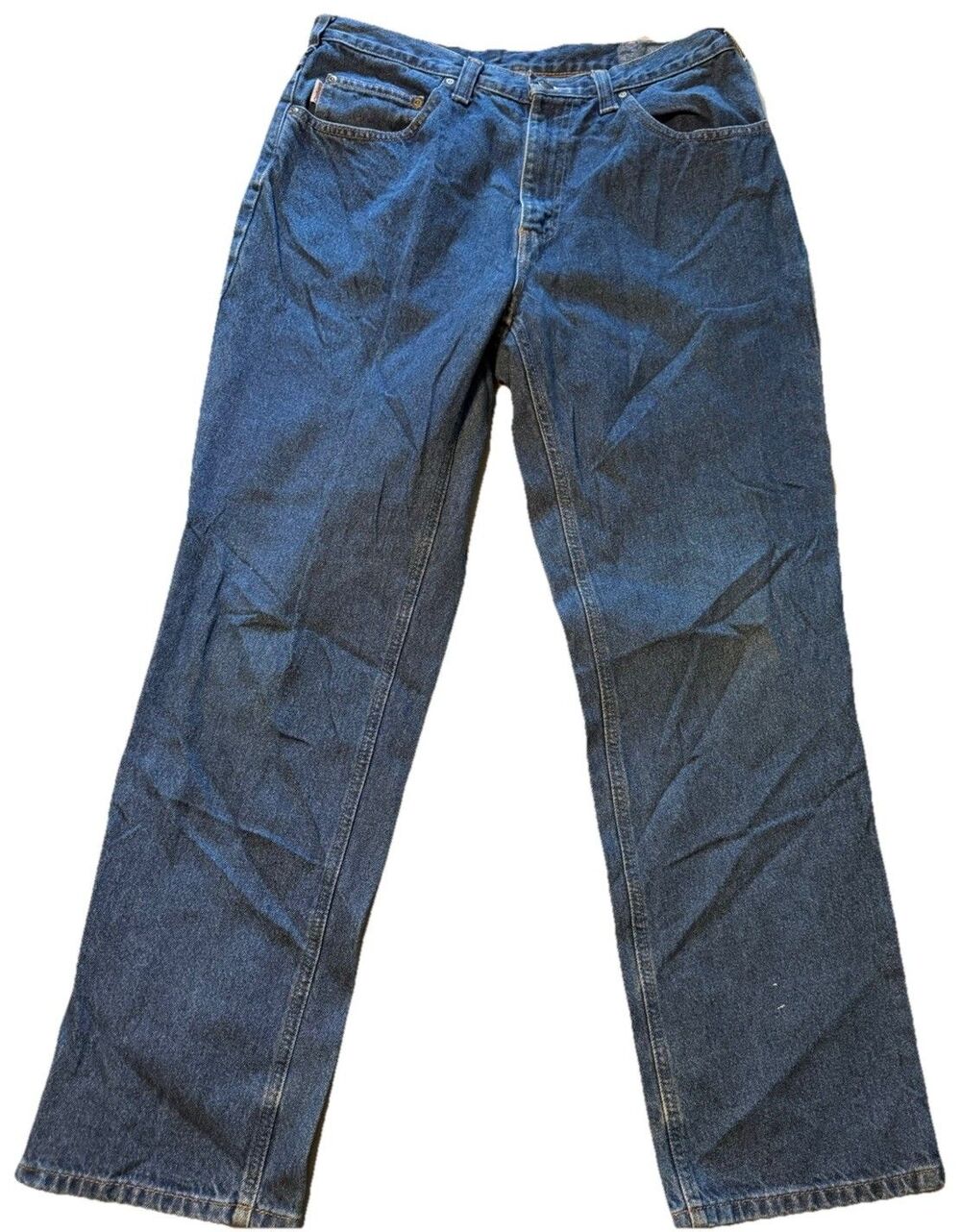 Carhartt Relaxed Fit Blue Denim Jeans Mens 34x32 (Actual 34x31) Workwear